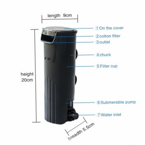 Internal Hang On Filter – 5w (500L/H) - Image 3