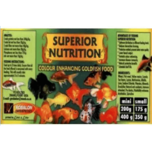 SUPERIOR NUTRITION GOLDFSH COLOUR ENHANCING PELLET MINI 200G - Image 3