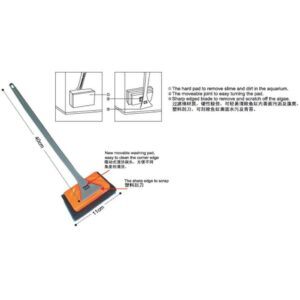 Dophin Aquarium Scraper - Image 3