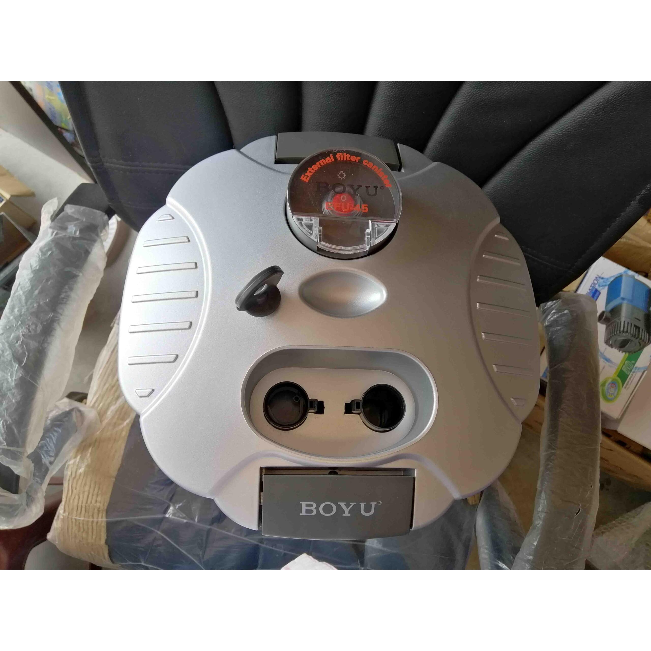 BOYU EFU-45 WITH 5W UV STERILIZER LIGHT 1100L/H EXTERNAL CANISTER FILTER - Image 5