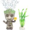 Groot Ornament with baby bird and airstone