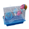 SAM HAMSTER CAGE W/WHEEL FUNKY TUBES
