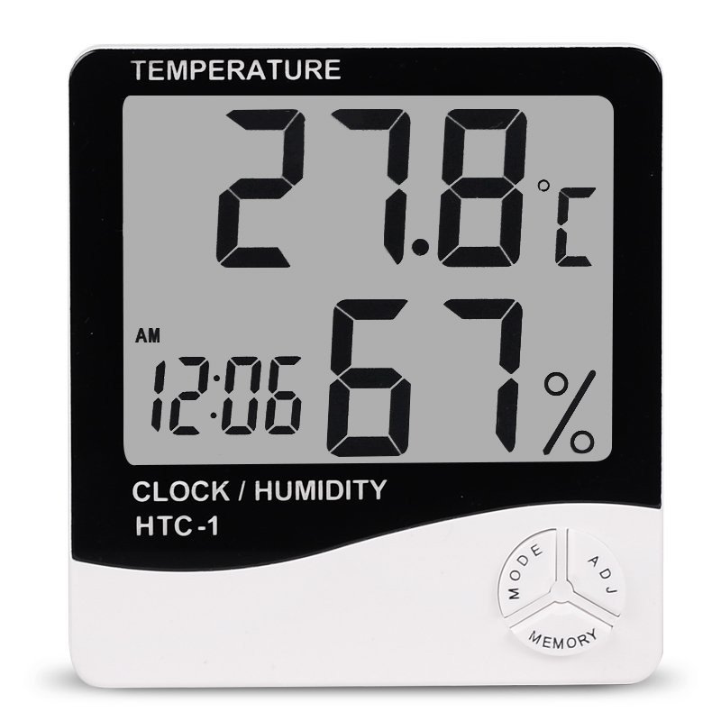LCD Digital Thermometer Hygrometer Indoor Electronic Humidity Monitor