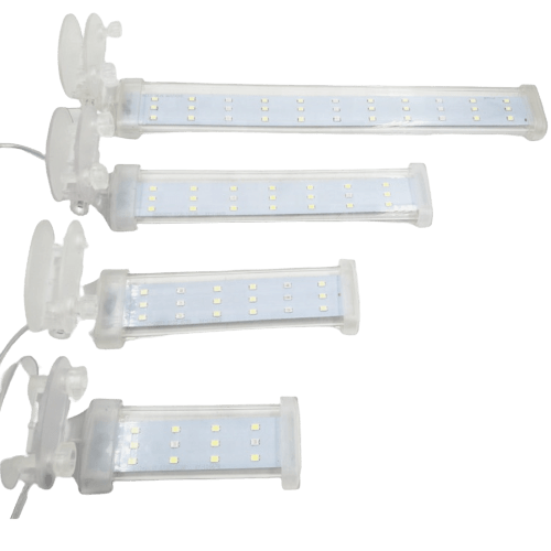 SUPER WHITE CRYSTAL LED LIGHT w/CLAMP 400mm - Image 2