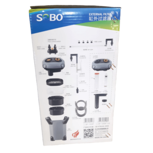 Alternative view of SOBO Cannister Filter SF-1200F UV