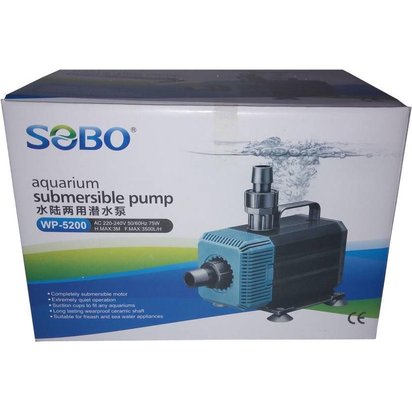 SOBO WP5200 In/Out Water Pump 75w 3500L/H 3m - Image 4
