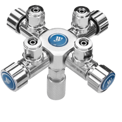 Multiple CO2 Regulator Connector 1 To 4Multi-way