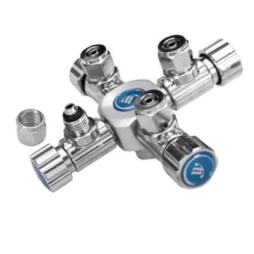 Multiple CO2 Regulator Connector 1 To 4Multi-way - Image 3