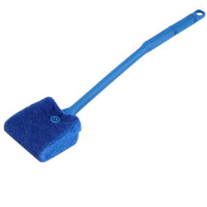XY Blue Aquarium Scraper with sponge