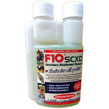 F10 Super Concentrate XD Veterinary Disinfectant 200ml