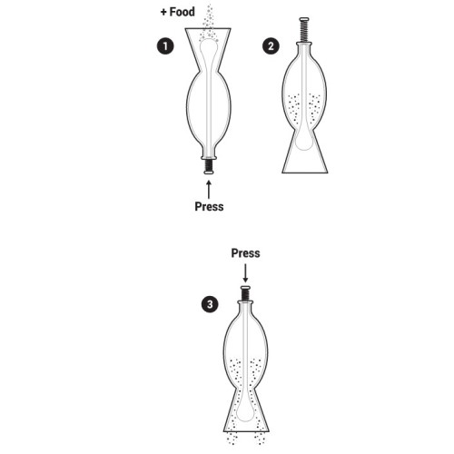 Seachem Glass Feeder instr at Rebel Pets