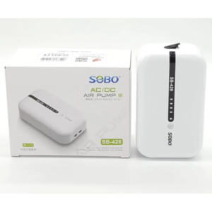 SB428 Sobo AC/DC Air Pump (Lithium Battery) III Gen. 3L/min