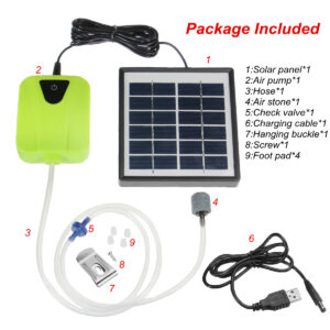 Solar Air Pump 1x 2.5 Ltr/Min