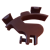 Aquarium Pipe Hose Holder - Black