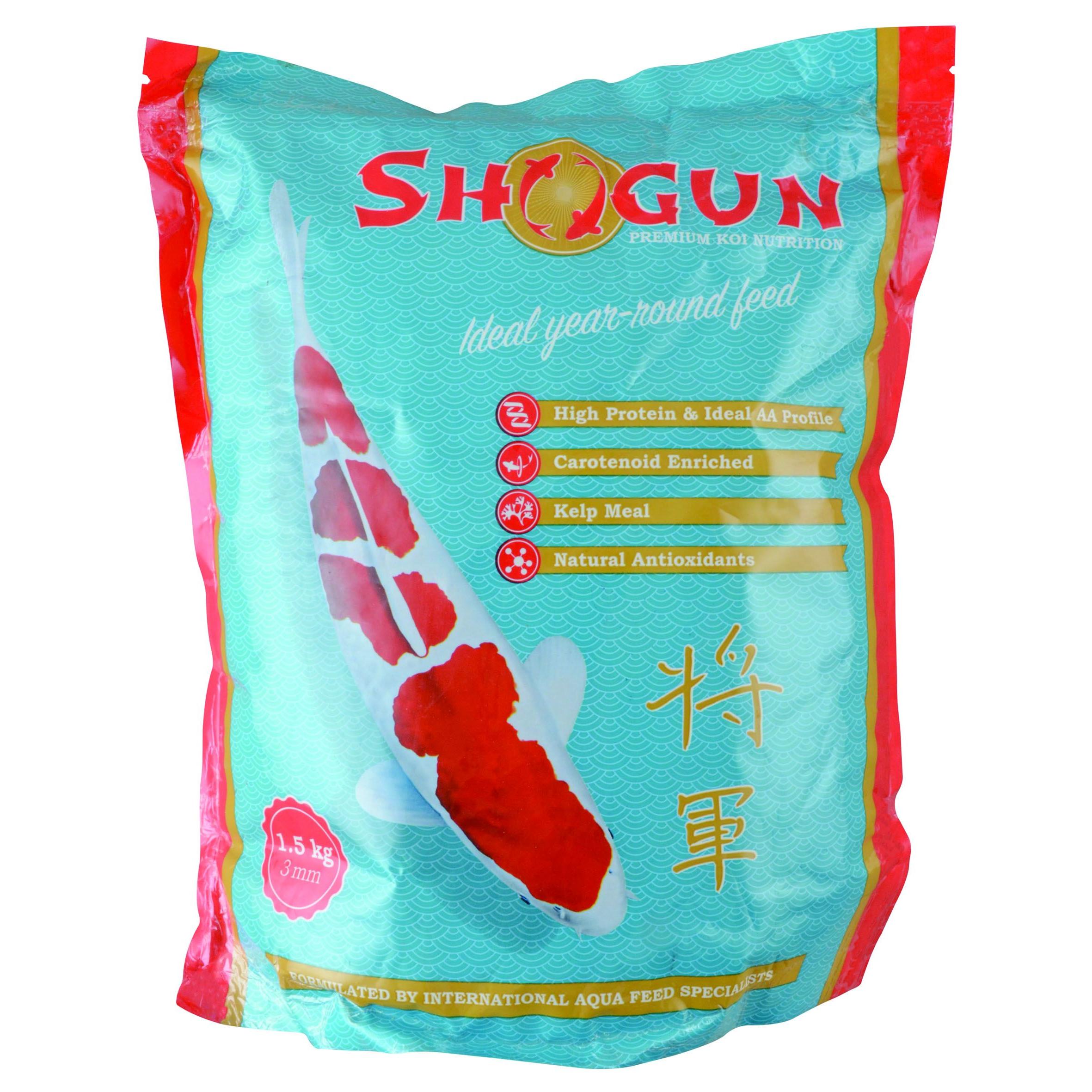Shogun Premium Koi Food - 1.5kg (3mm)